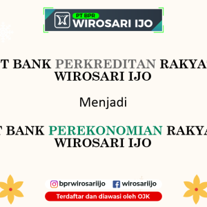 Perubahan Nama PT BPR Wirosari Ijo