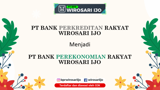 Perubahan Nama PT BPR Wirosari Ijo